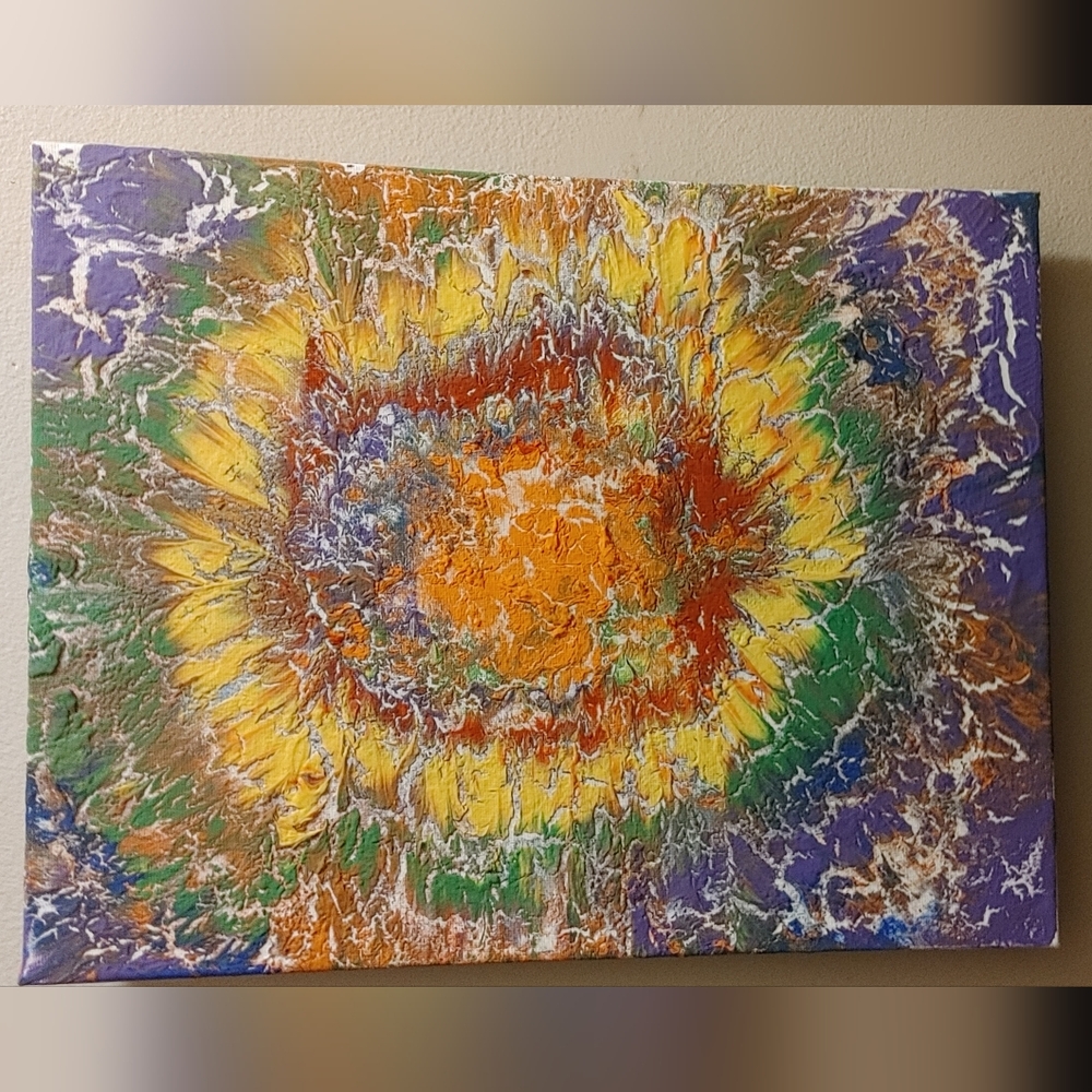 Painting SUPERNOVA SUNFLOWER